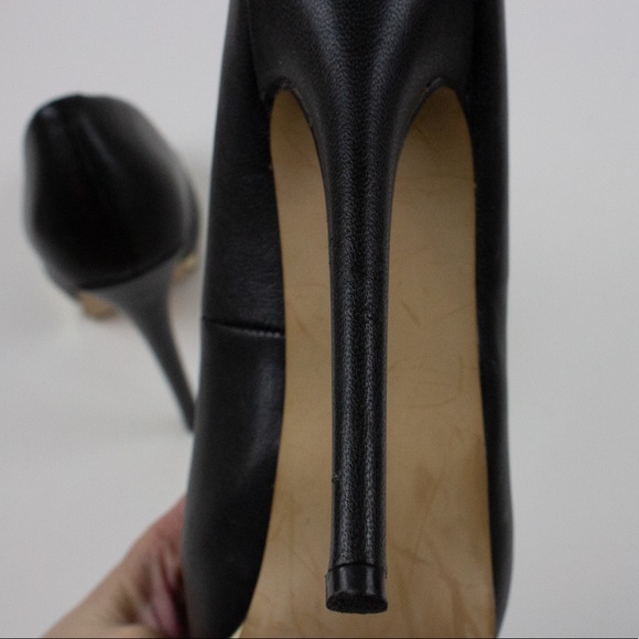Modern Vice Classic Elegant Black Leather Heel - Picture 4 of 4